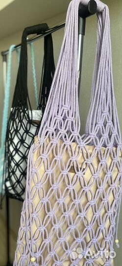 Сумка авоська макраме