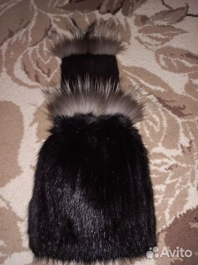 Шапка женская норковая