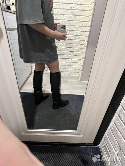 Сапоги женские натуральная кожа 38 размер зимние