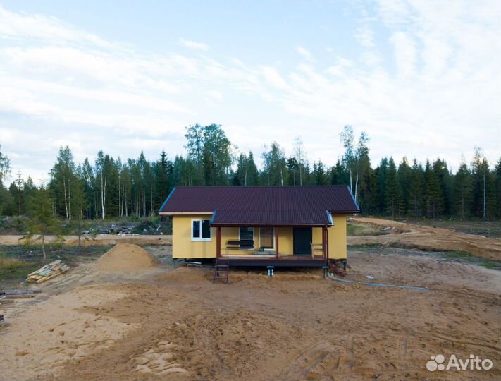 Каркасный дом для постоянного проживания 40 м
