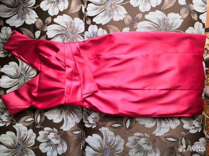 Красное платье, размер xxs (38 - 40)