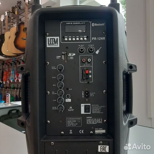 Акустическая система с микрофонами и аккумулятором