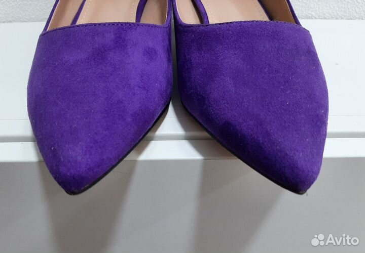 Туфли женские фиолетовые