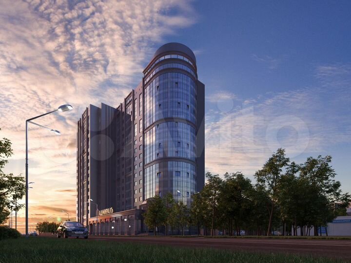 1-к. квартира, 46 м², 11/17 эт.