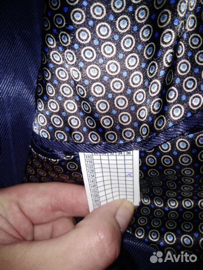 Пиджак школьный для мальчика 134