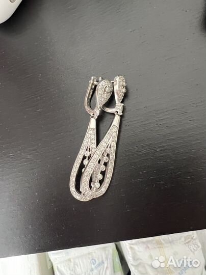Серьги серебро