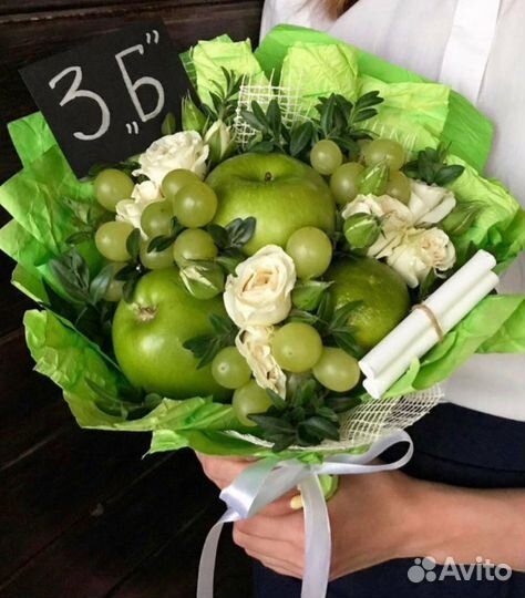 Съедобные букеты на 1 сентября