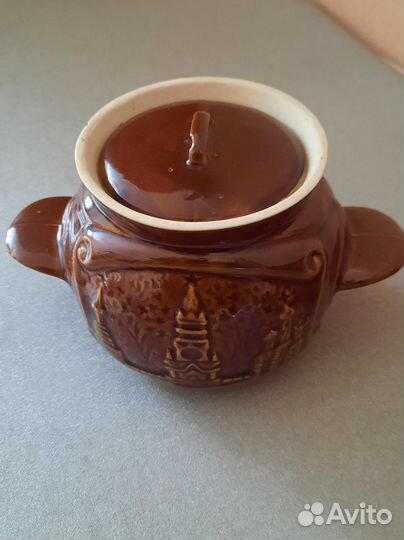 Горшки керамические для запекания 3шт