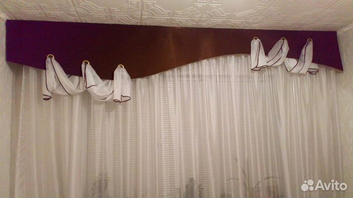 Жёсткий ламбрекен, состояние нового