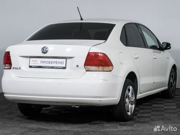 Volkswagen Polo 1.6 AT, 2012, 135 201 км