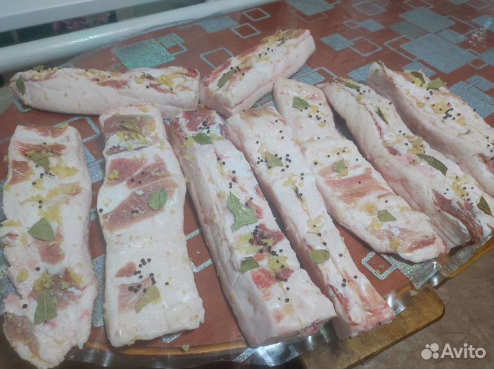 Сало свиное сухой посол