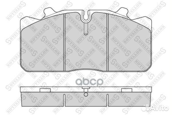 85-11416-SX колодки дисковые с 4 пластинами, 2
