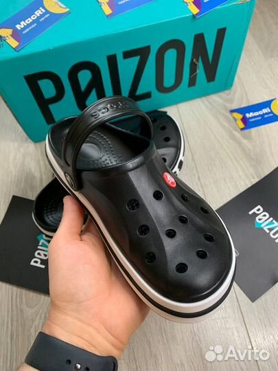 Crocs сабо черные