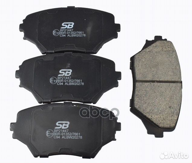 Тормозные дисковые колодки BP21447 Fr toyota