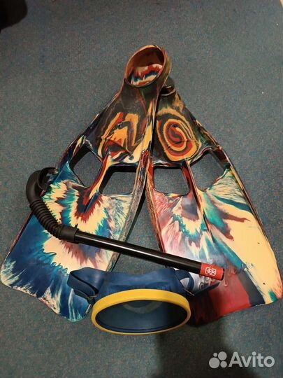 Ласты 39, маска, трубка