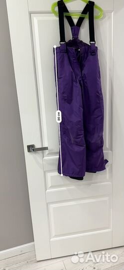 Брюки горнолыжные, утепленные, размер 134-140