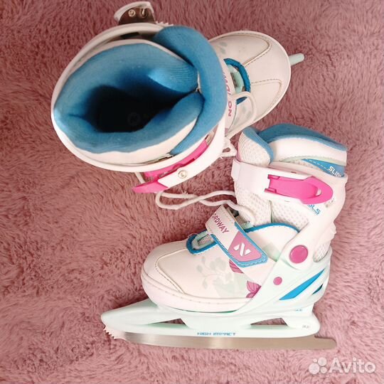 Коньки детские раздвижные 26-31