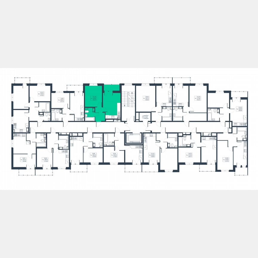 1-к. квартира, 35,3 м², 6/8 эт.