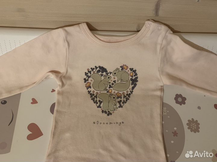 Боди для девочки 74