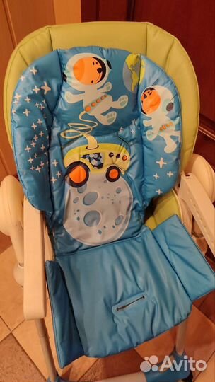Стульчик для кормления chicco polly moon