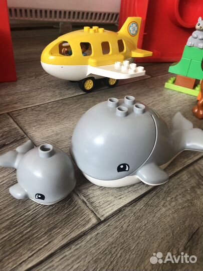 Lego duplo животные мира + полицейский