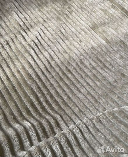 Плед большой серый