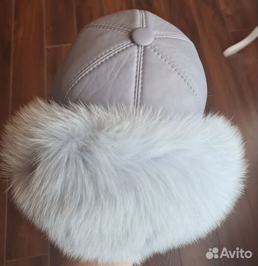 Шапка ушанка зимняя женская