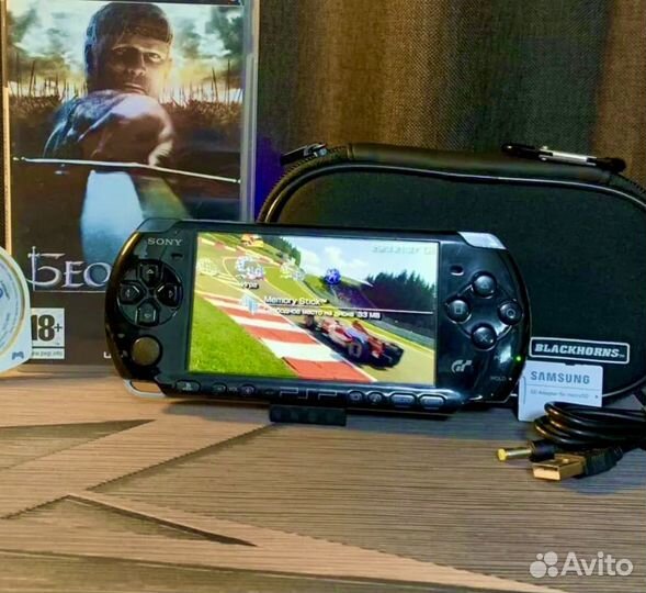 Sony PSP 3008 Gran Turismo 64gb 7500 игр (набором)