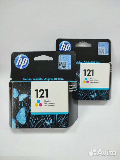 Картридж оригинальный HP 121 цветной CC643HE