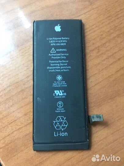Аккумулятор для телефона iPhone 6 оригинальный
