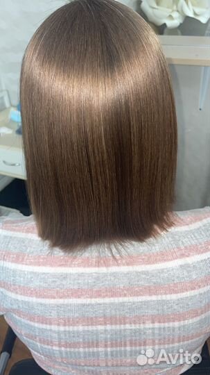 Кератиновое выпрямление