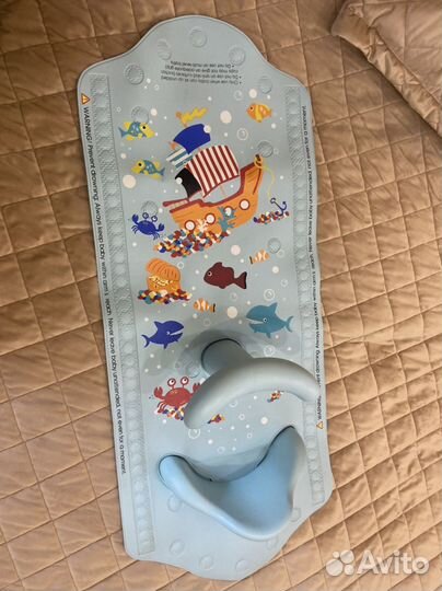 Коврик для купания со стульчиком mothercare