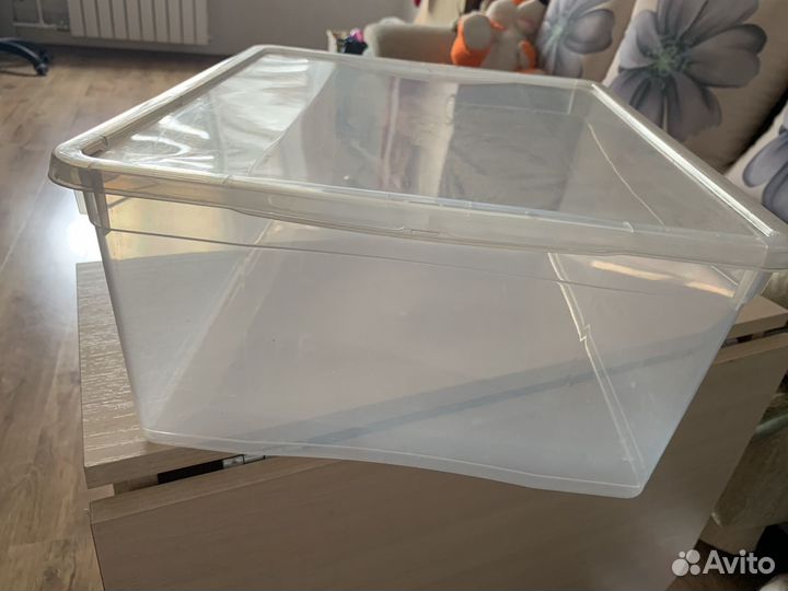 Пластиковый контейнер с крышкой