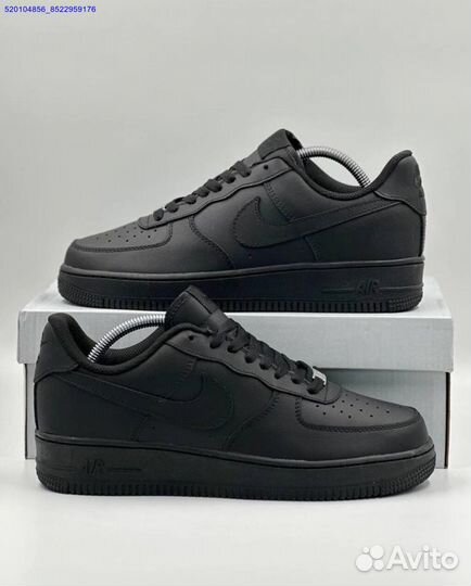 Кроссовки Nike Air Force 1 Low Black (Арт.25492)