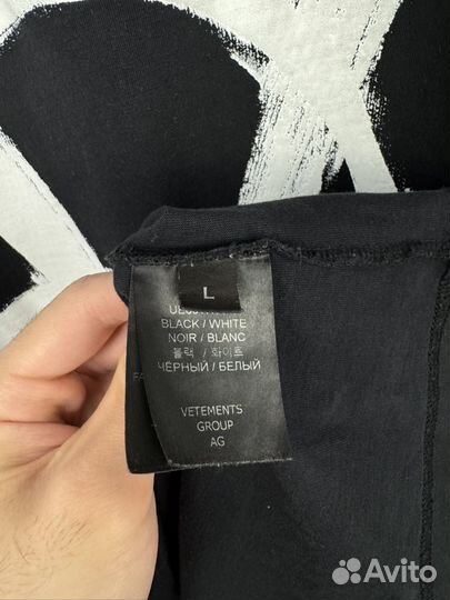 Vetements футболка оригинал