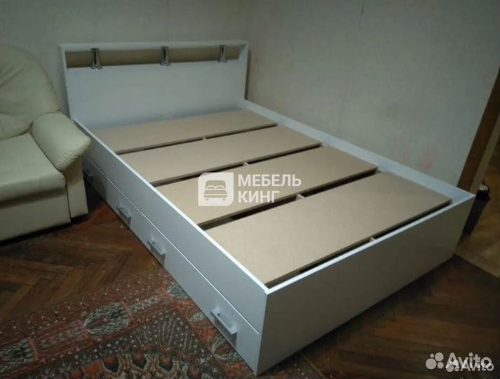 Кровать 120х200 с ящиками