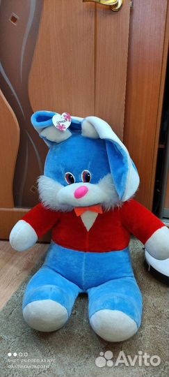 Мягкая игрушка заяц метровый. Новый