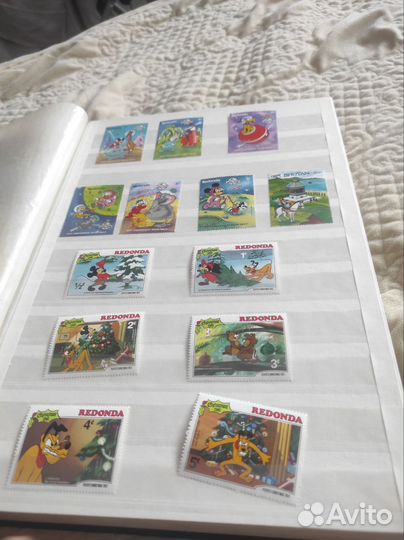 Альбом с марками техника 24 листа