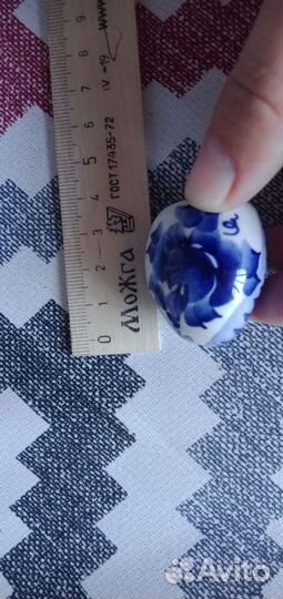 Ложки Гжель, креманки стекло