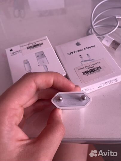 Зарядка для iPhone (провод+кабель) ориг