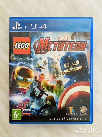 Диск на ps4 Lego Marvel Avengers