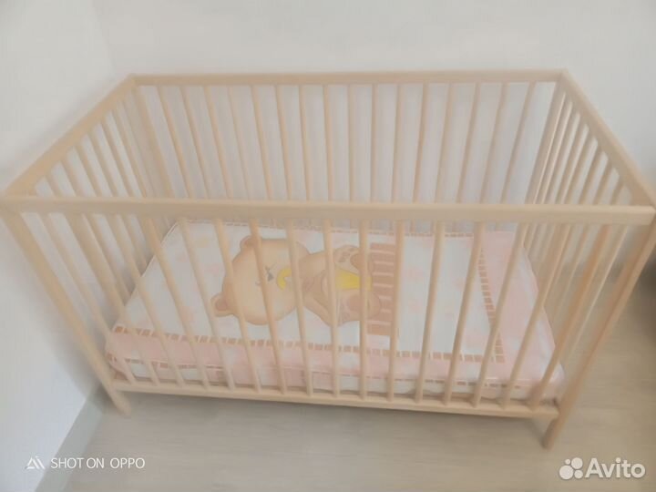 Детская кровать IKEA с матрасом