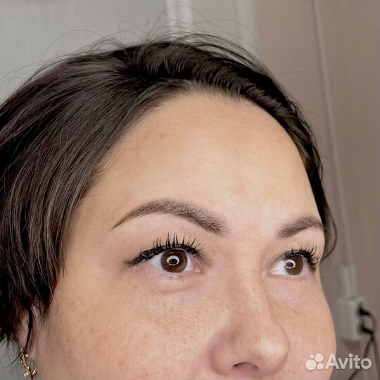 Перманентный макияж Пудровые брови, губы