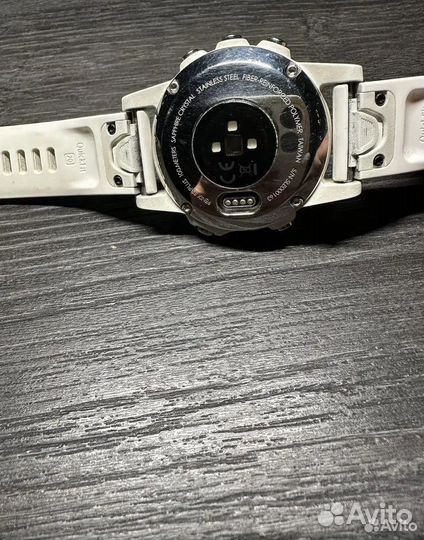 Часы Garmin fenix 5s plus белые с белым ремешком