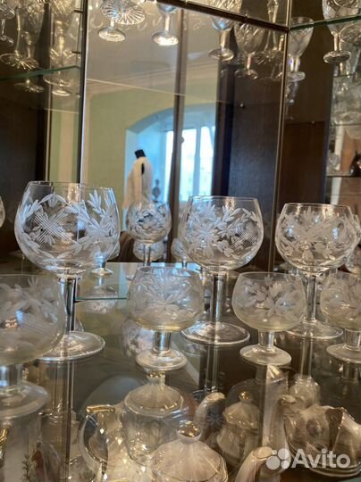 Фужеры и рюмки по 6 шт