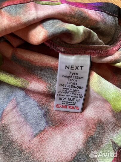 Платье Next 122 новое