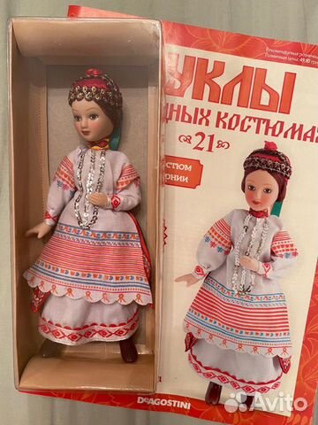 Кукла коллекционная в костюме Калужская губерния
