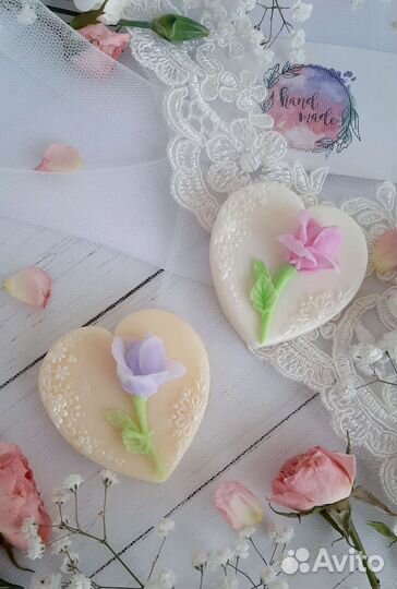 Свадебная бонбоньерка мыло