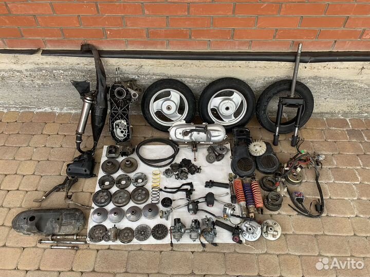 Полный разбор скутера Yamaha jog Aprio