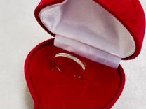 Золотое кольцо с бриллиантами 585 пр 16,5 дорожка